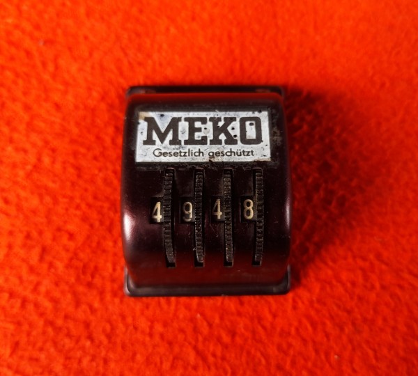 MEKO Kilometerzähler , km-Zähler , Tankkontrolle Oldtimer