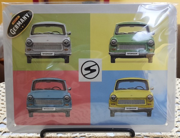 Blechschild Trabant