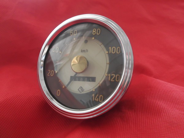 Tachometer 140 km/h Goldpunkt